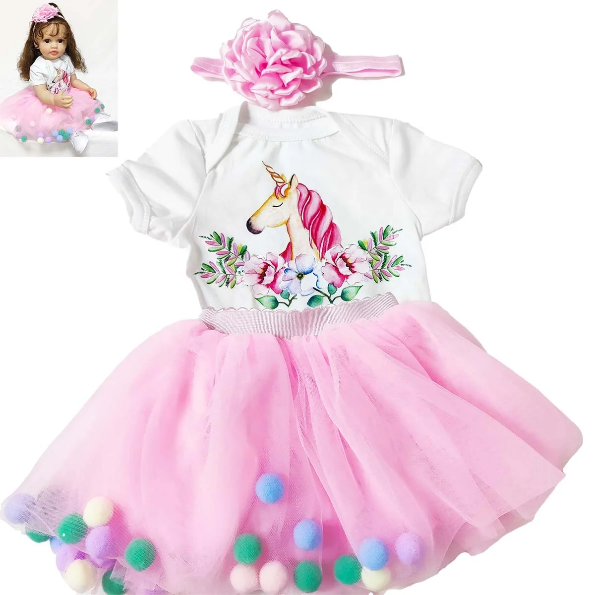 For Test Quality Low Moq American Style Girl Bebe Reborn Bomeca Doll Princess Dresses Clothes For Sale