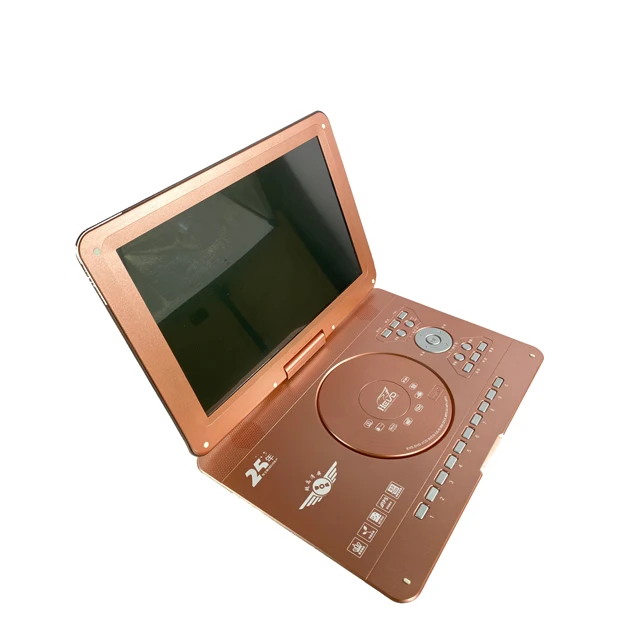 Factory wholesale big size led screen portable evd player support mp3/mp4/dvd/svcd/vcd/cd/cd-r/rw/divx/mpeg4