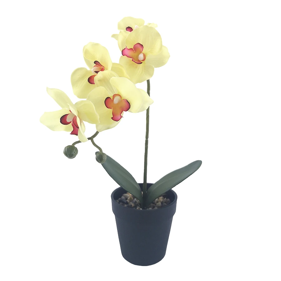 Home accessories Artificial  flower decoration Phalaenopsis vase living room table tea table vase overall floral decoration