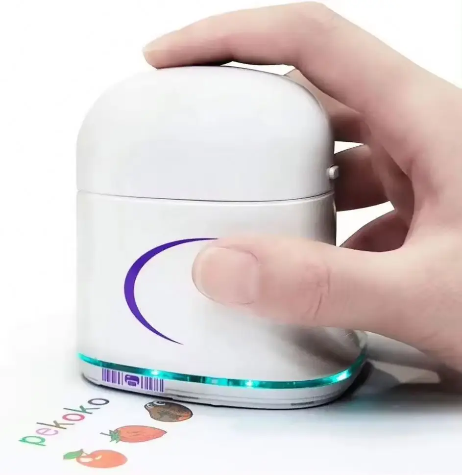 Pekoko Wireless Inkjet Printer cube Portable Printer Photo Logo Multipurpose MINI Color Printer