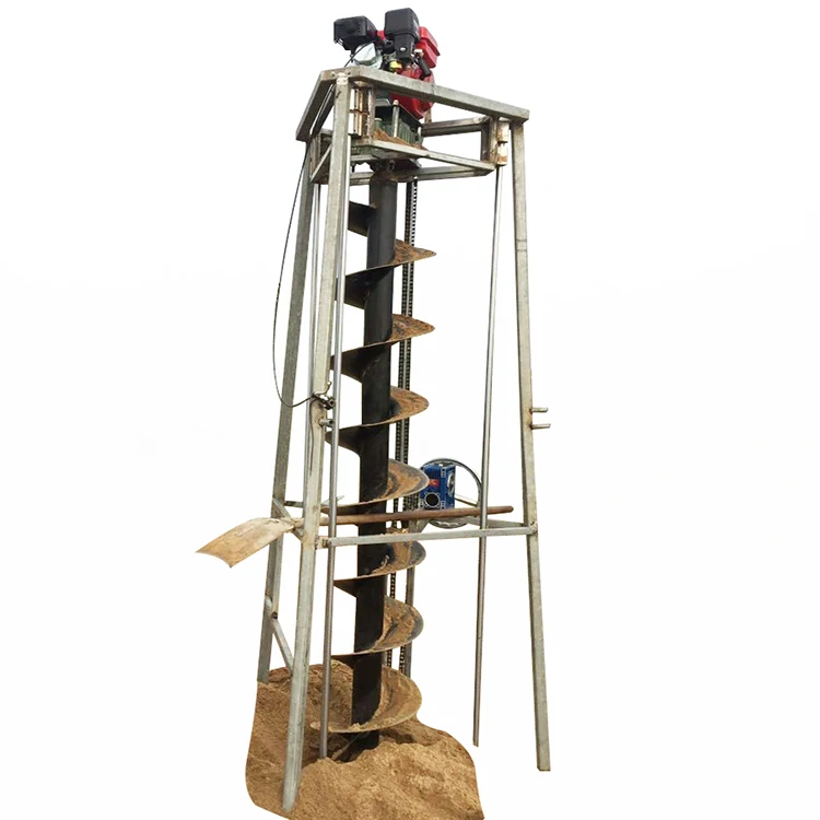 Frame hole digger tripod gasoline ground auger drill