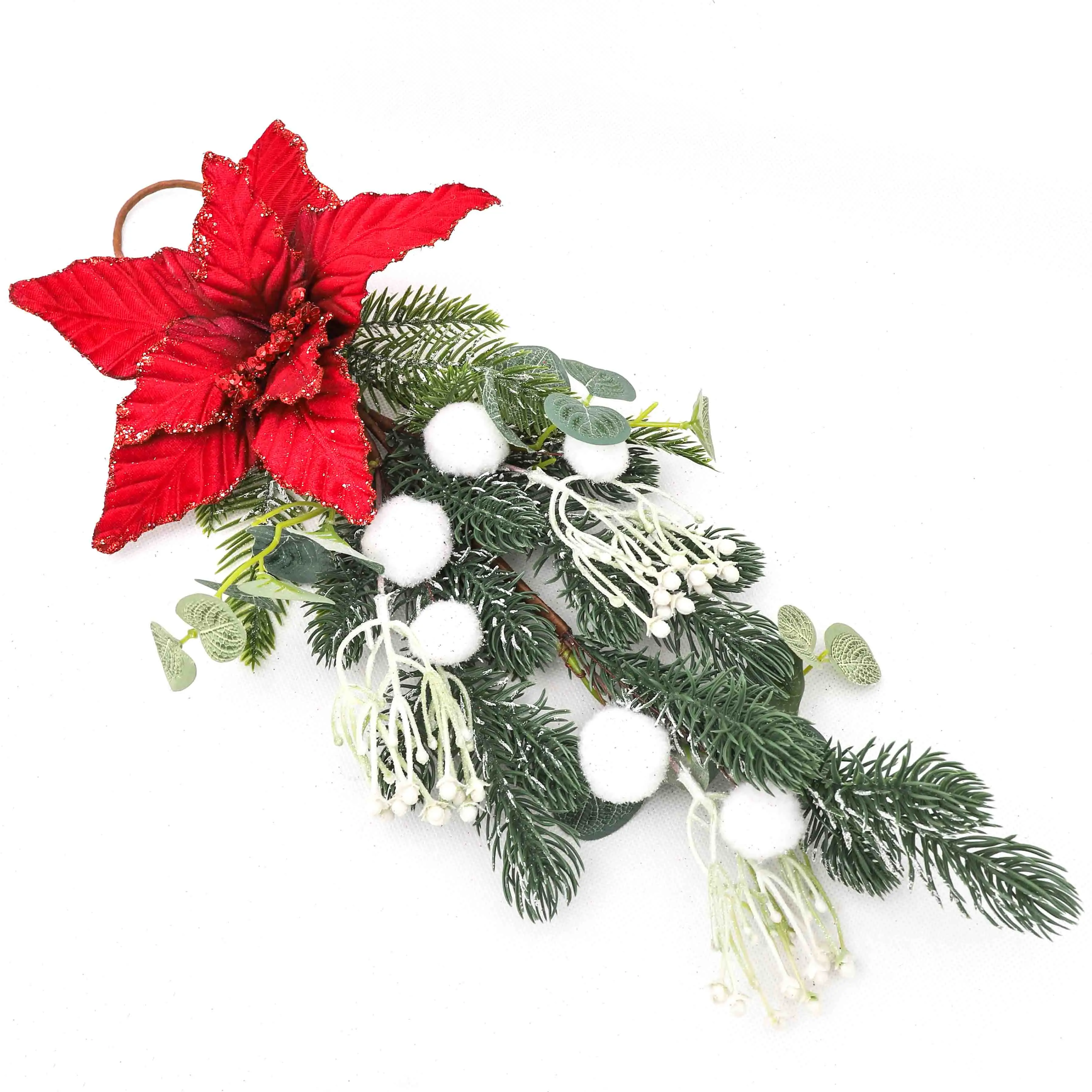 Beautiful Christmas Wreath Decorative Floral Outdoor Christmas Flower Wreath