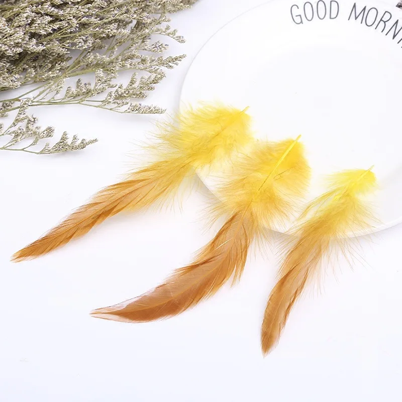 DIY craft colorful Chicken tail Pheasant dyeing feathers for sale