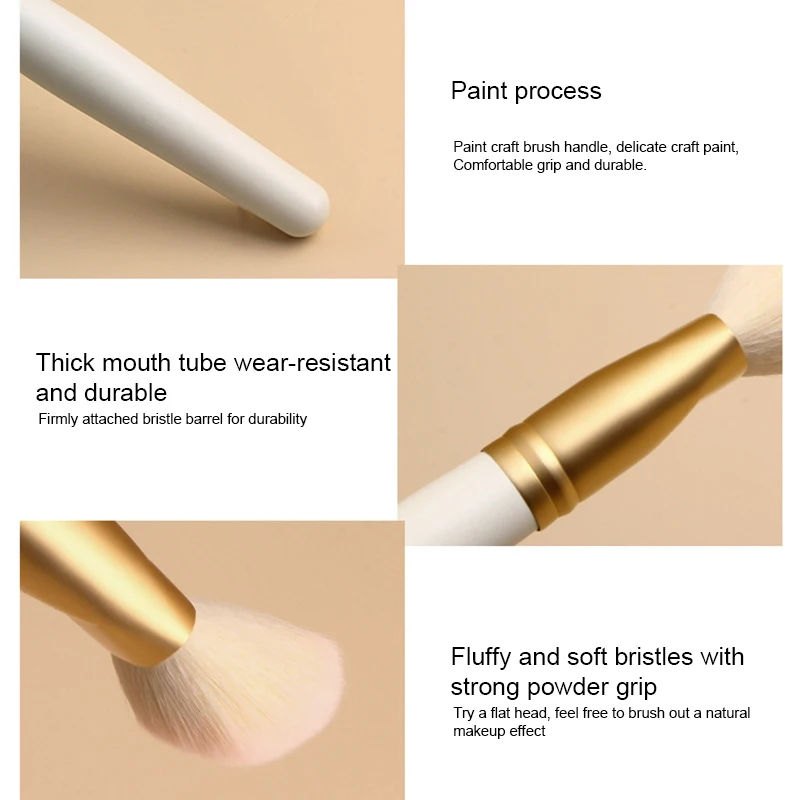 Private Label Make Up Blush And Bronzer Brush Face Makeup Powder Brush Blusher