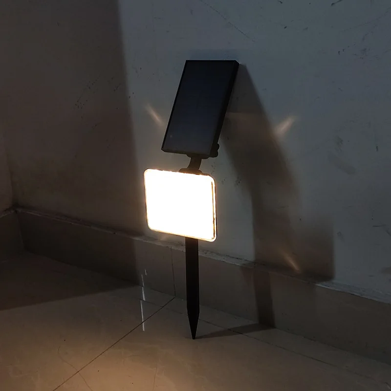 Solar Outdoor Lights 62 LEDs Borderless Full-Screen Lighting Auto On/Off Outdoor Lawn Lights for Yard Gard