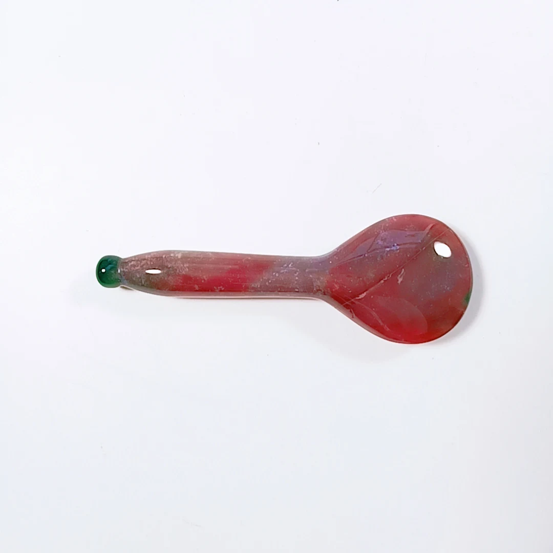 Huiying Cina products wholesale natural massage stone gem guasha scraping Indian agate gem gua sha tools spoon