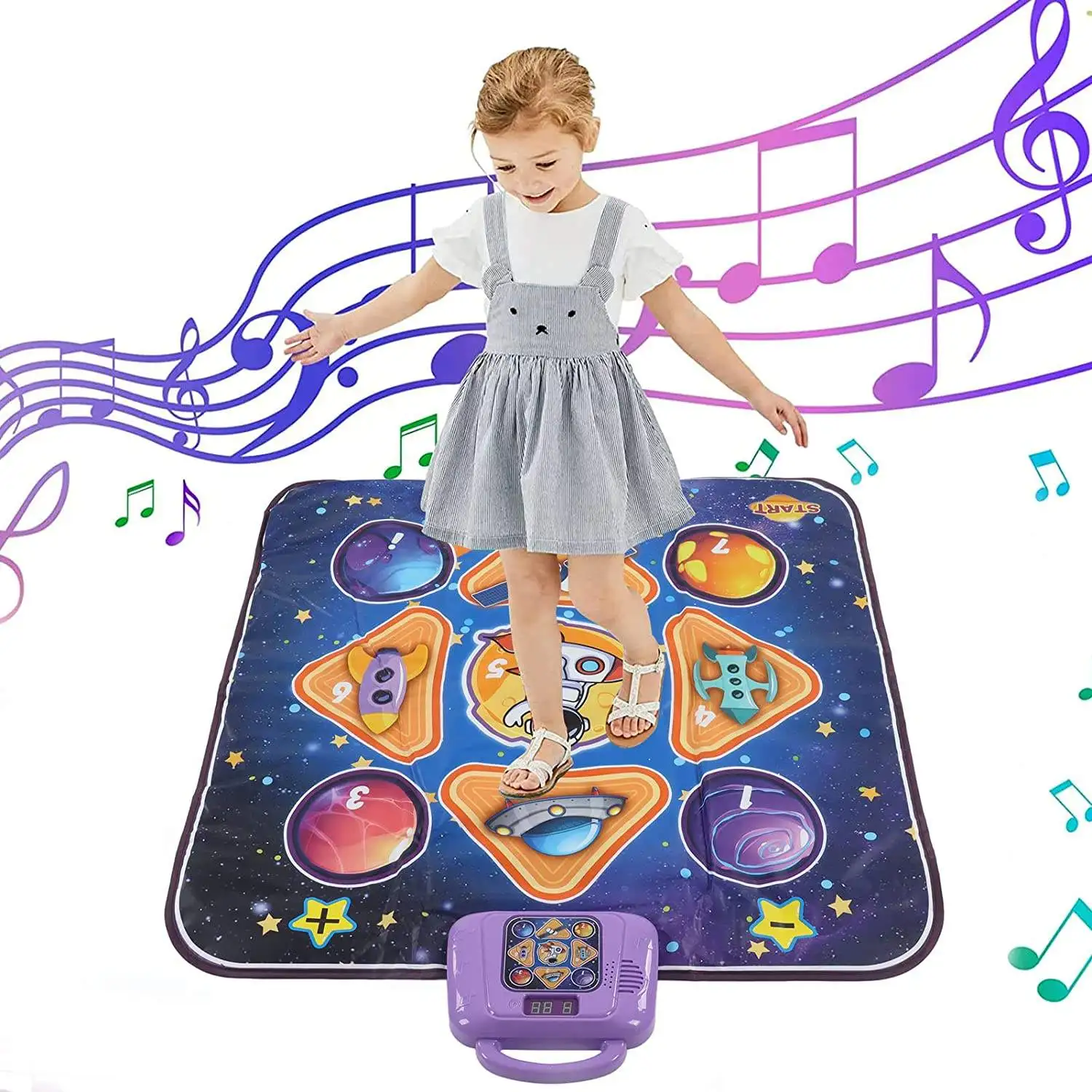 Waterproof Sports Blanket Music Led Baby Puzzle Crawling  Blanket Kid Gift Toy Dancing Challenge Play Mat Electronic Dance Mat