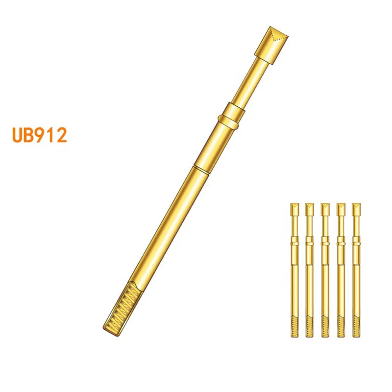 Spring Contact Probe test pin PCB Test Pin Test probe gold-plated Brass probe Pin UB912