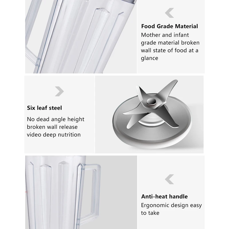 2023 Hot Sell 2 In 1 Heavy Duty Commercial Kitchen Household Fresh Fruit Juicer Electrical Silver Crest Smoothie Mixer Blender