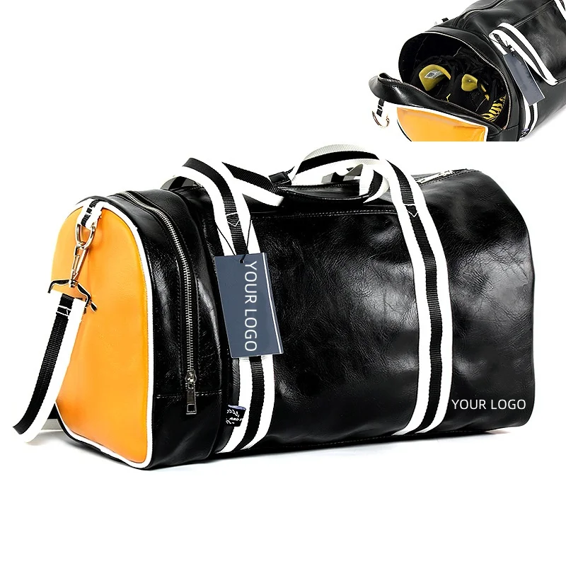 High Quality Custom logo waterproof  Sports Bag Large Capacity Fitness with shoes compartment