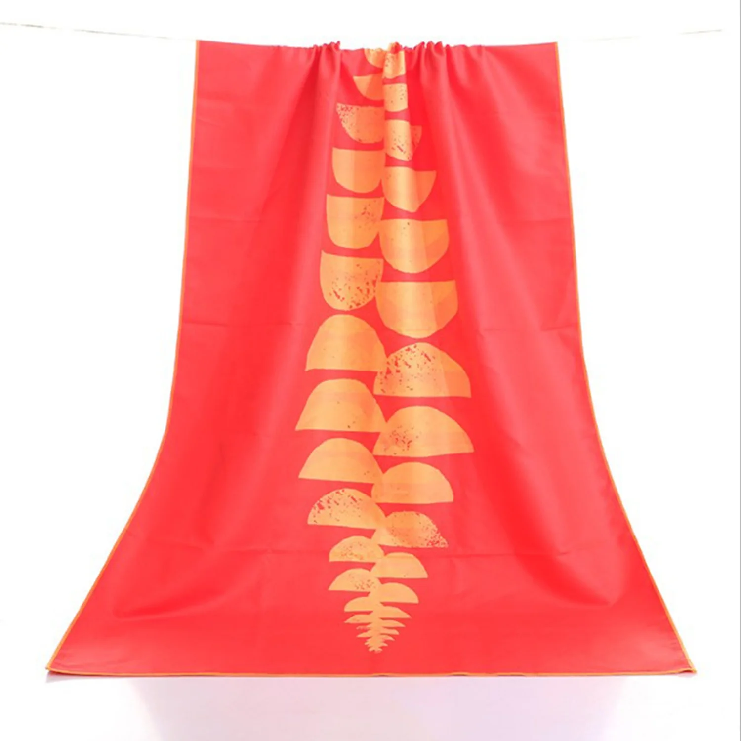 double sides printing suede sand free fast dry beach towel