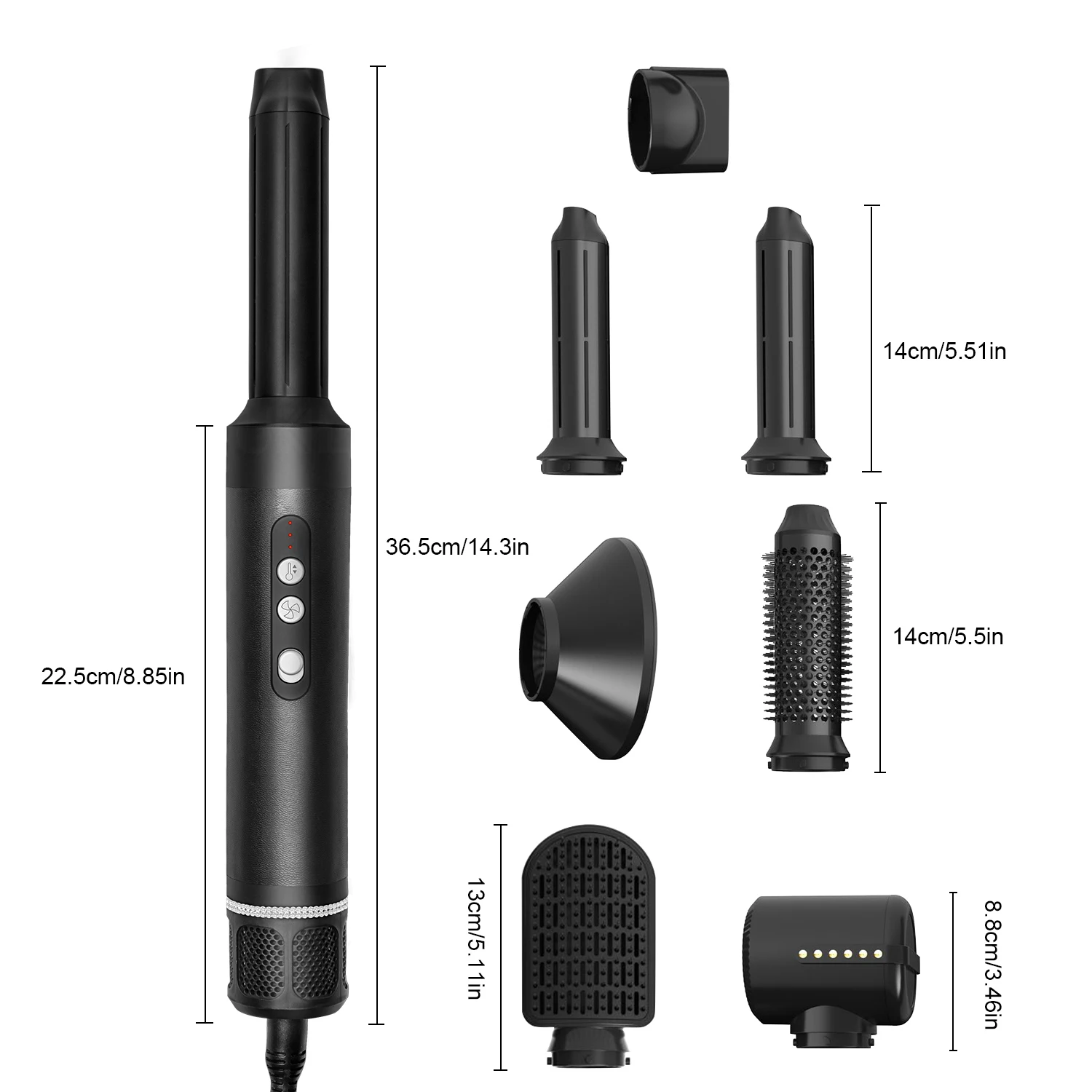 7 In 1  BLDC Hight Speed Hot Air Styler New  Blow Professionals Custom Salon Haristyler