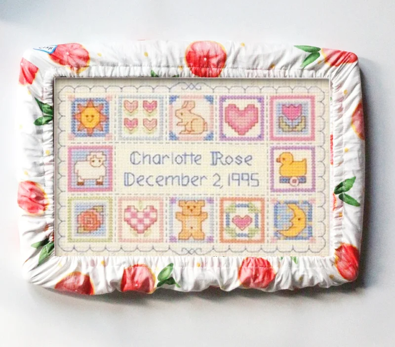 HOT SALES! cotton  Grime Guard/Q-Snap Cover/Cross Stitch hoop frame Protector