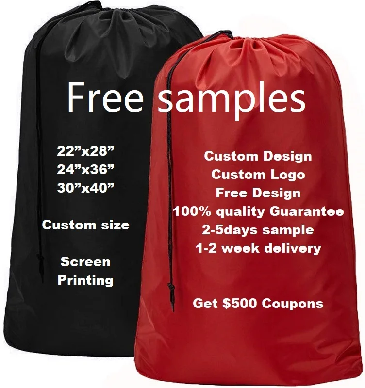 Customize X- Large Standard Delicate s Sets Nylon Laundry Bag with Logo