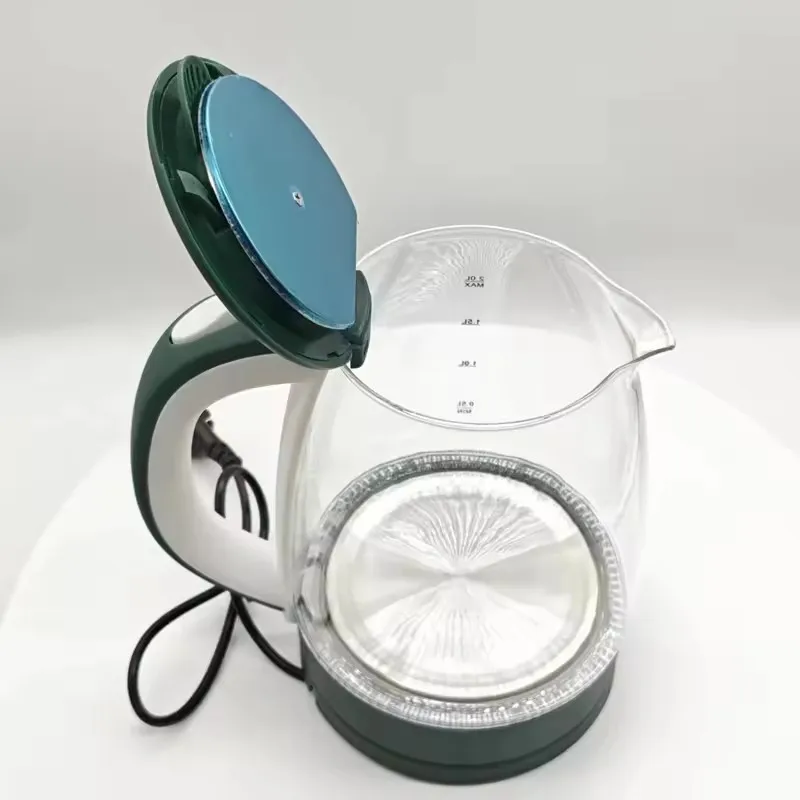 Дешевая цена кухонный прибор 2.0L электрический стеклянный чайник