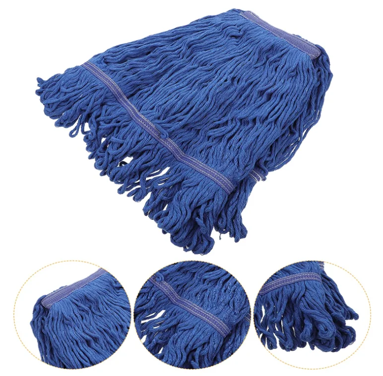 Microfiber String Mop for Hardwood Ceramic Marble Tile Laminate Floor Heavy Duty Industrial Wet Mop for Commercial Industrial