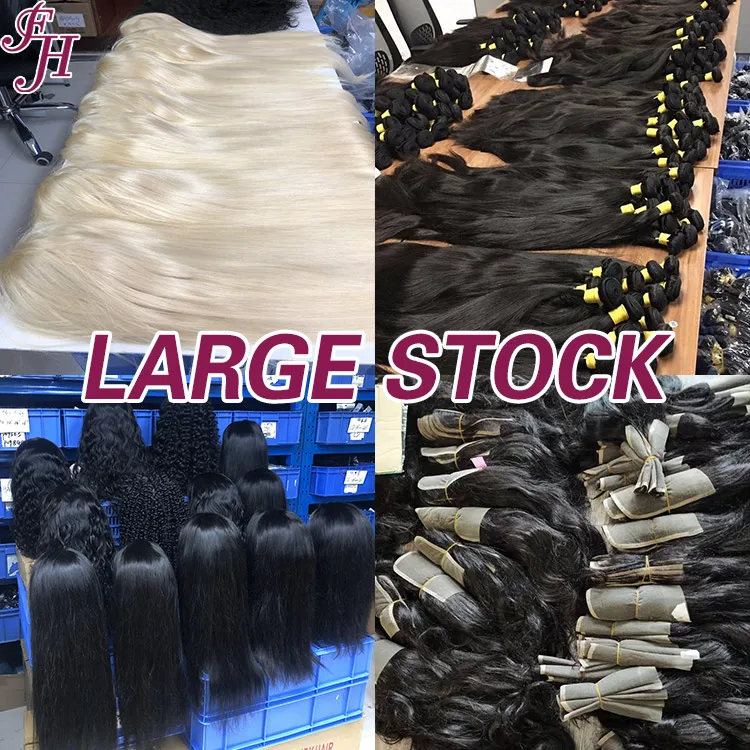 FH free sample unprocessed cuticle aligned virgin hair vendors raw virgin hair bundles weave human hair extension