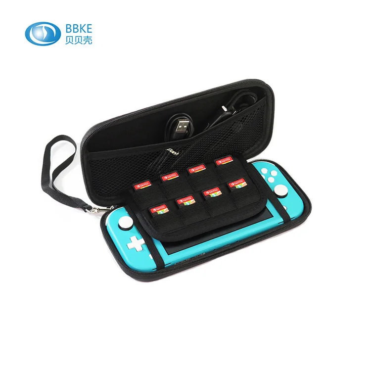 Nylon EVA Hard Shell For Switch Case, Waterproof Switch Console Accessories Switch Bag Nylon Zip Case