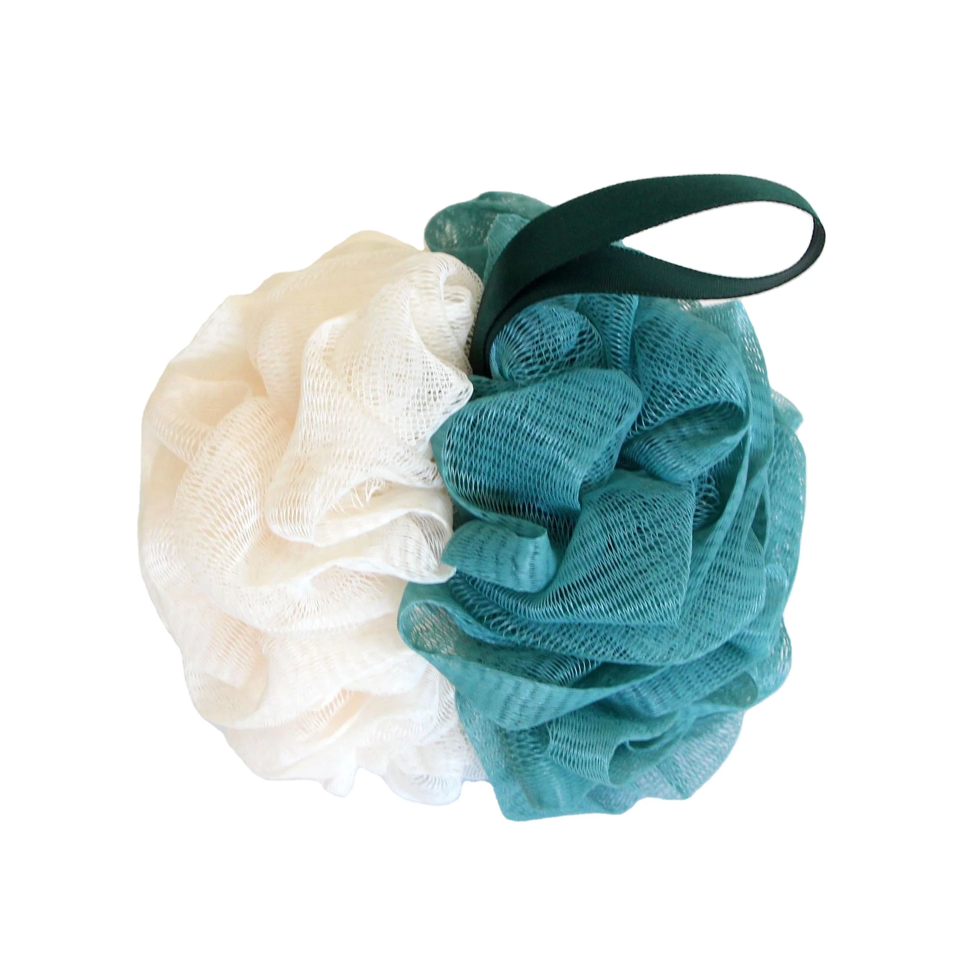 Shower Loofah Sponge Exfoliating Loofa Sponges Soft Luffa Shower Scrubber for Body Bathing Puff Ball Flower Brush Bath Sponge