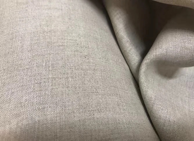 Factory supply make to order eco-friendly natural pure flax  linen fabric for clothing