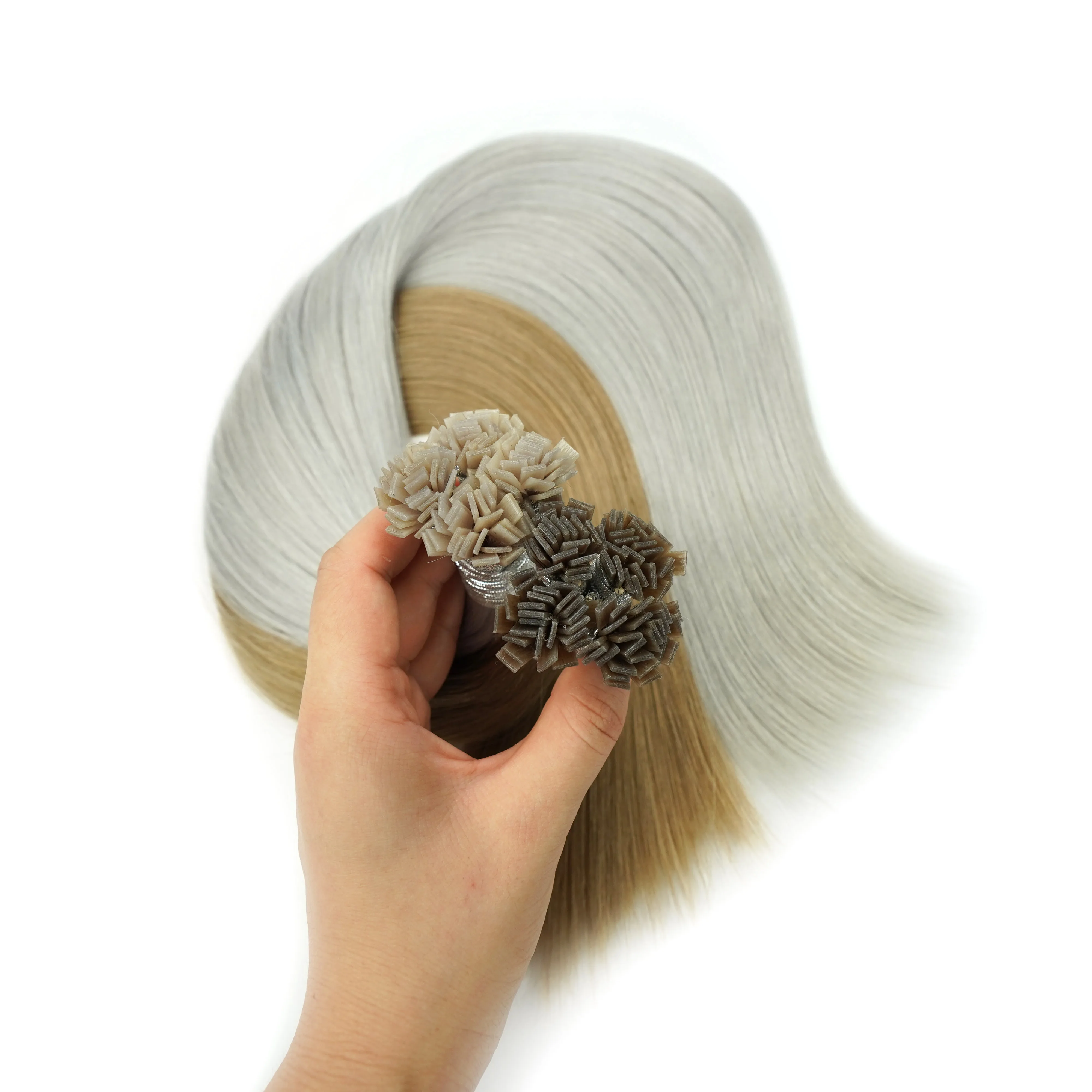 Double drawn full Cuticle Russian hair Genius wefts extension 12a grade Slavic hair stock hand tied weft 2.0