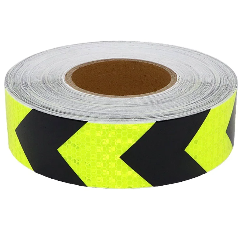 2inch Truck PVC Reflective Tape Reflector Industrial Safety Arrow Tape for Trailers Vehicles Conspicuity Tape