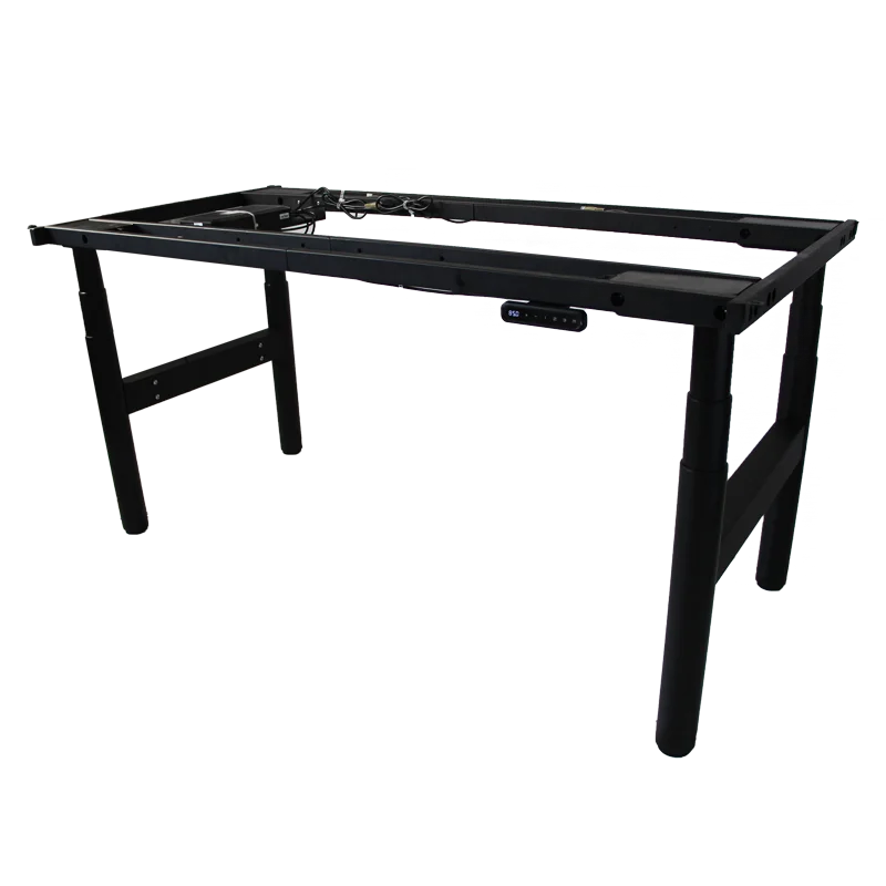 Electric Sit To Stand Office Desk Gaming Ergonomic Metal Steady Living Room Meeting With 4 Legs Computer Adjustable Height Table