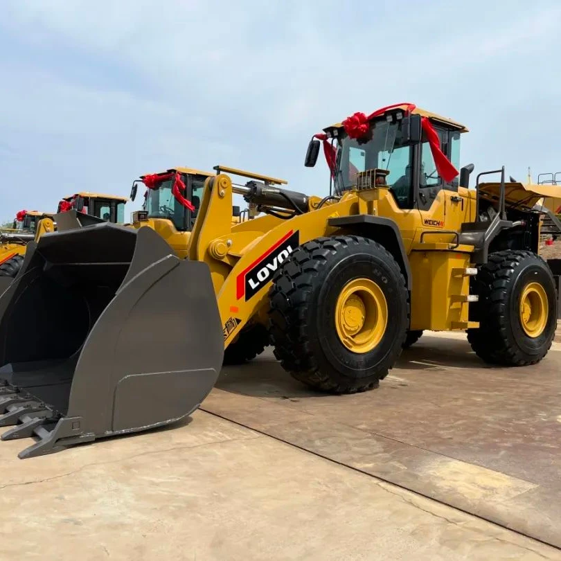 8T колесный погрузчик с евро 4 стандарт выбросов 5 cbm FL980K-HST