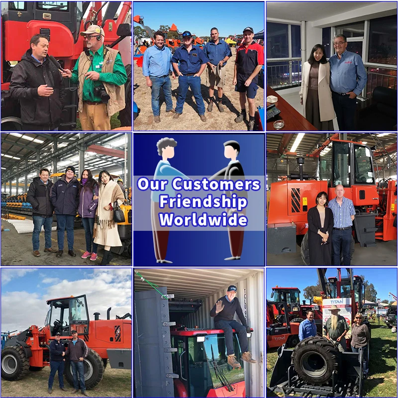 Titan TL15 wheel loaders 1500kg yellow  Radlade front end compact tractor wheel loaders