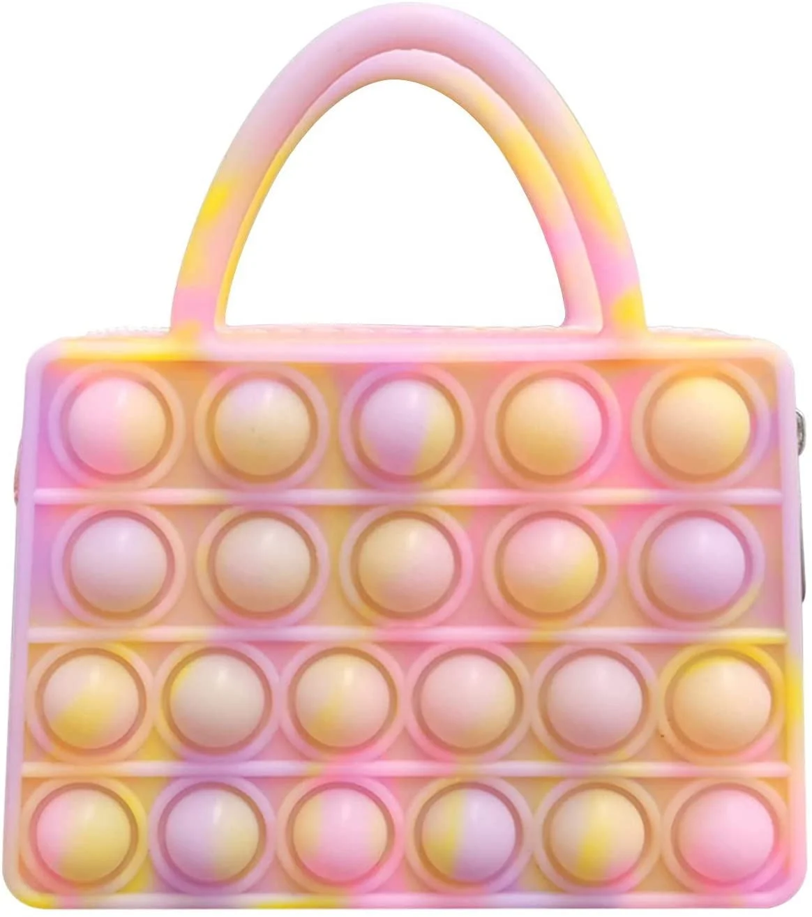 2021 Best Sale Popping Silicone its Stress Reliever Push it Bubble Pops Sensory it pop its fidget bag for Girls Christmas Gift