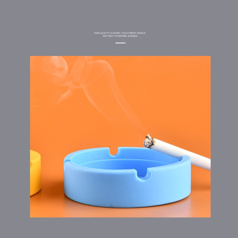 
Custom Made Smoking Accessories Shape Silicone ashtray 