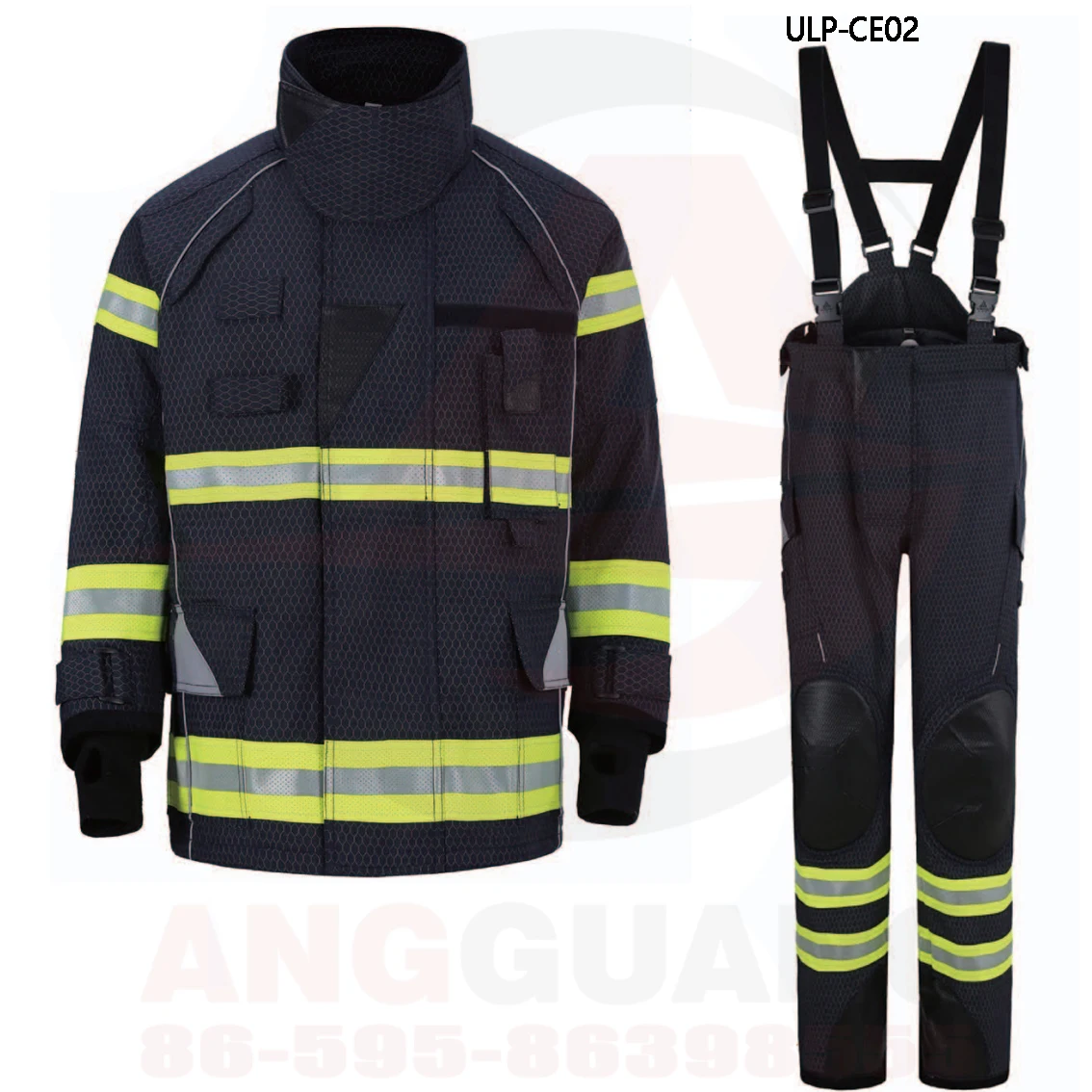 NFPA1971 Арамид Nomex PBI бункерное снаряжение Пожарный Костюм Пожарная форма