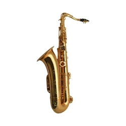 High grade professional gold lacquer tenor saxophone