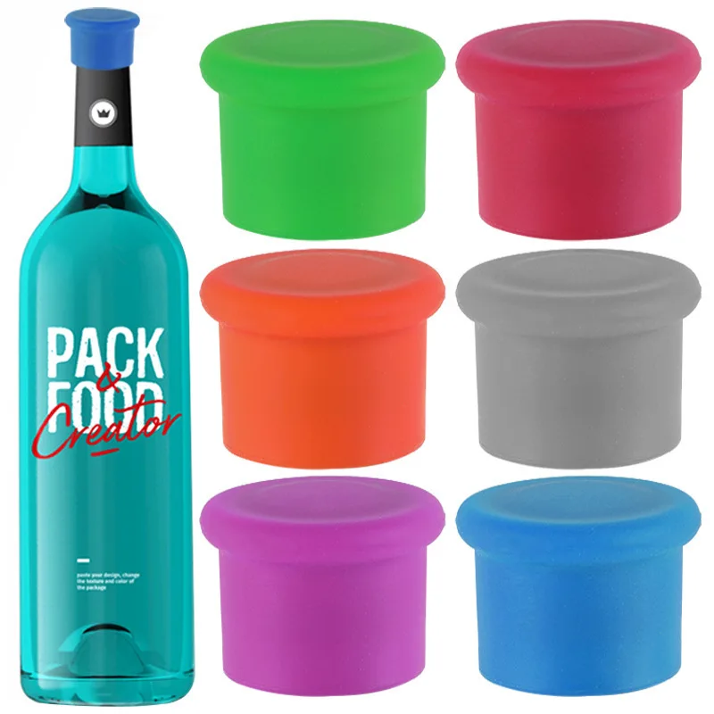 Liquor Whisky Wine Spirit Bottle Stopper With Custom Logo Wine Glass Stopper Plug Chock Cork Cap