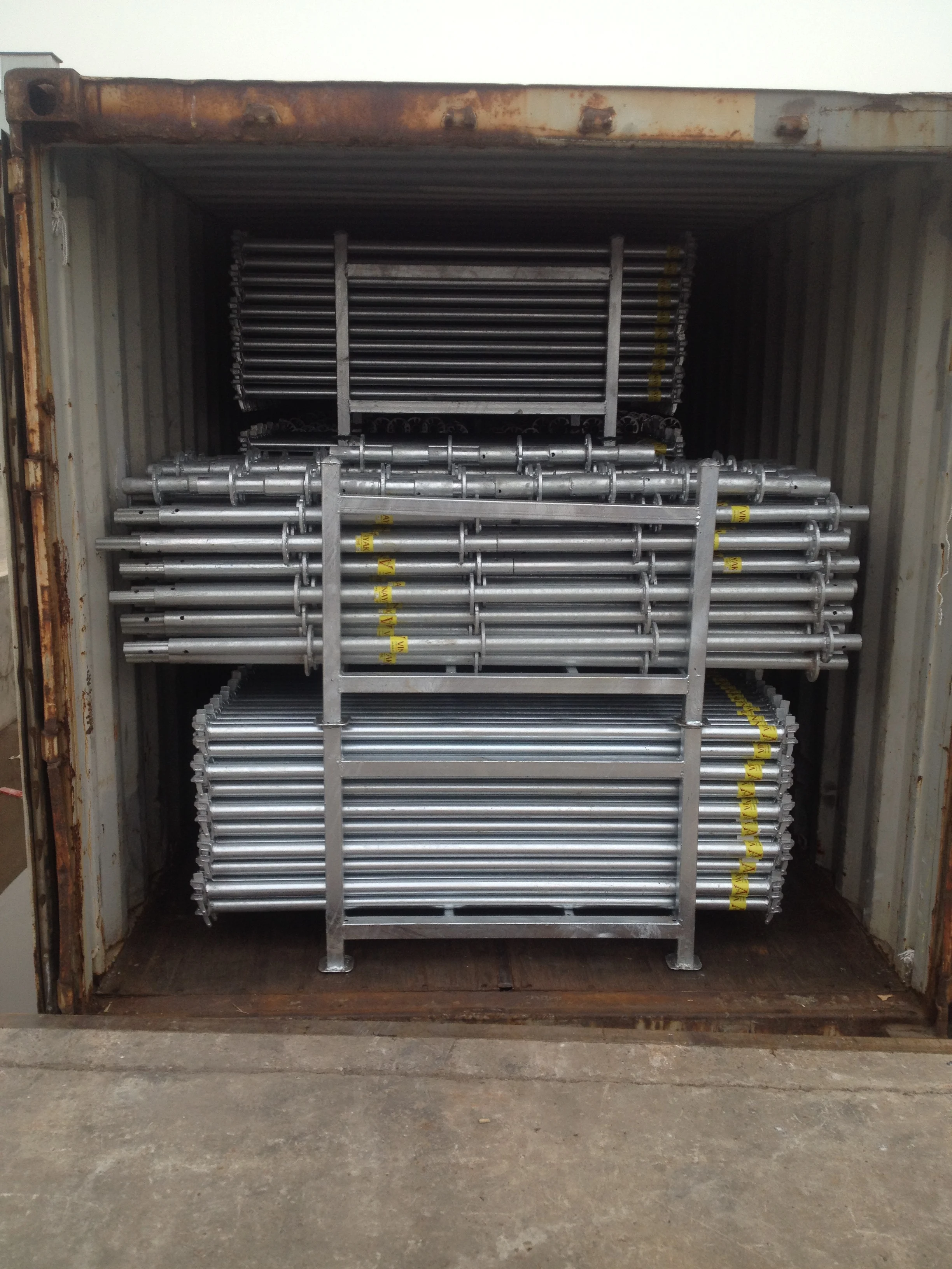 Layher Six Dozen Scaffold 6 Feet By 42 pipe Galvanized Steel Ringlock Scaffolding For Construction