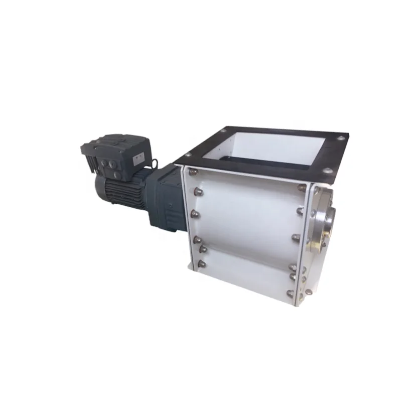 light rotary airlock star feeder used under flow scale for grain industries