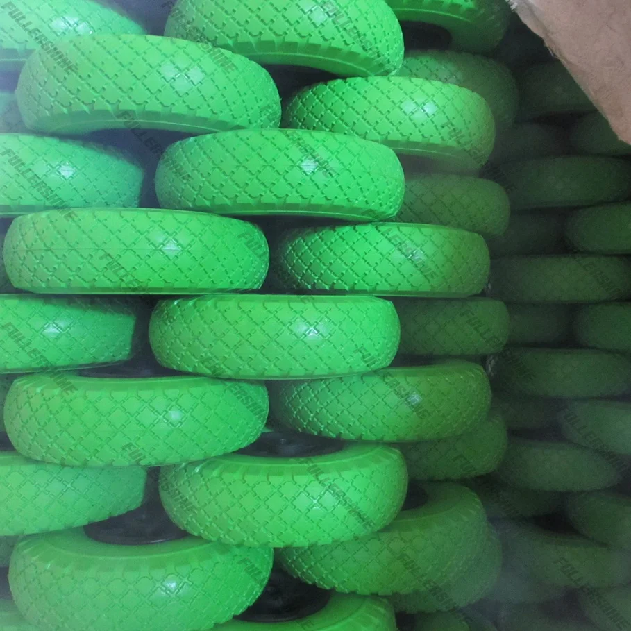 10 inch 3.00-4 pu foam wheel for hand trolley