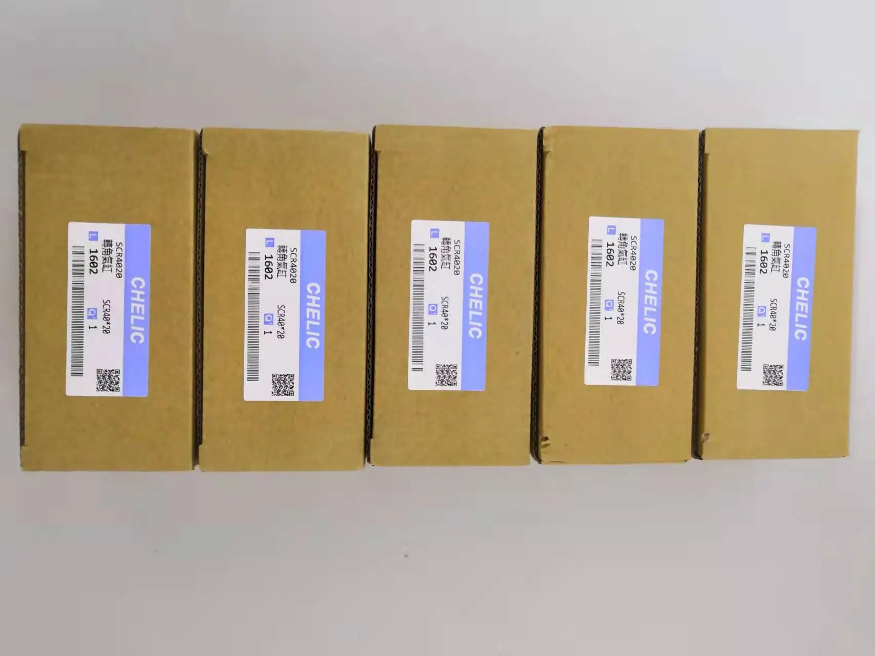 Double Acting Pneumatic Actuator Cylinder With Buffer Adjustable Stroke For CHELIC