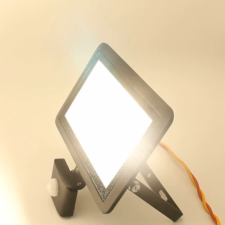 Outdoor 100w 50w 30w 20w 10w Led Flood Light with PIR Motion Sensor and junction box