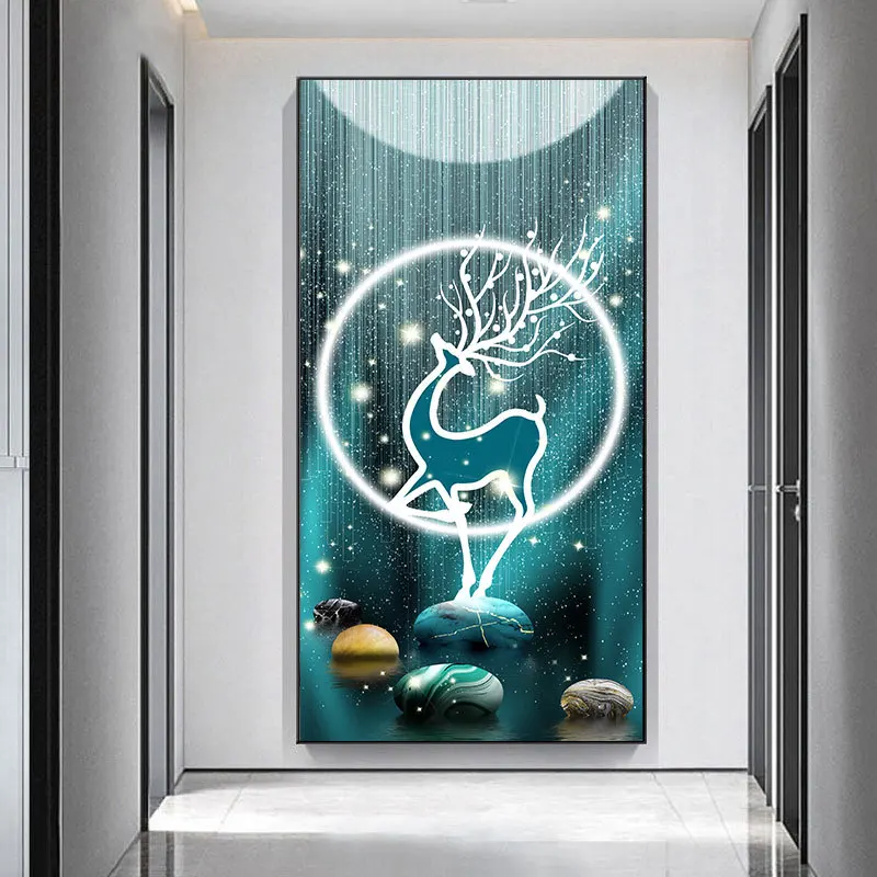 2024 New Design crystal painting wall art home decor luxury paintings and wall arts machine