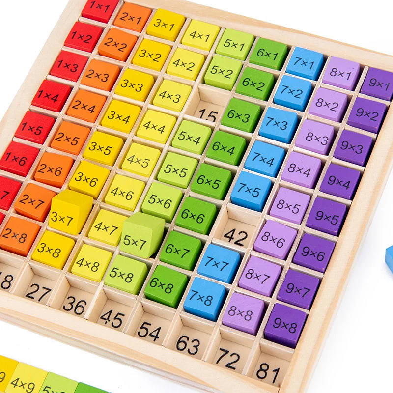 math toy wooden toys children baby toys 99 multiplication tables math arithmetic teaching aids 99 multiplication table