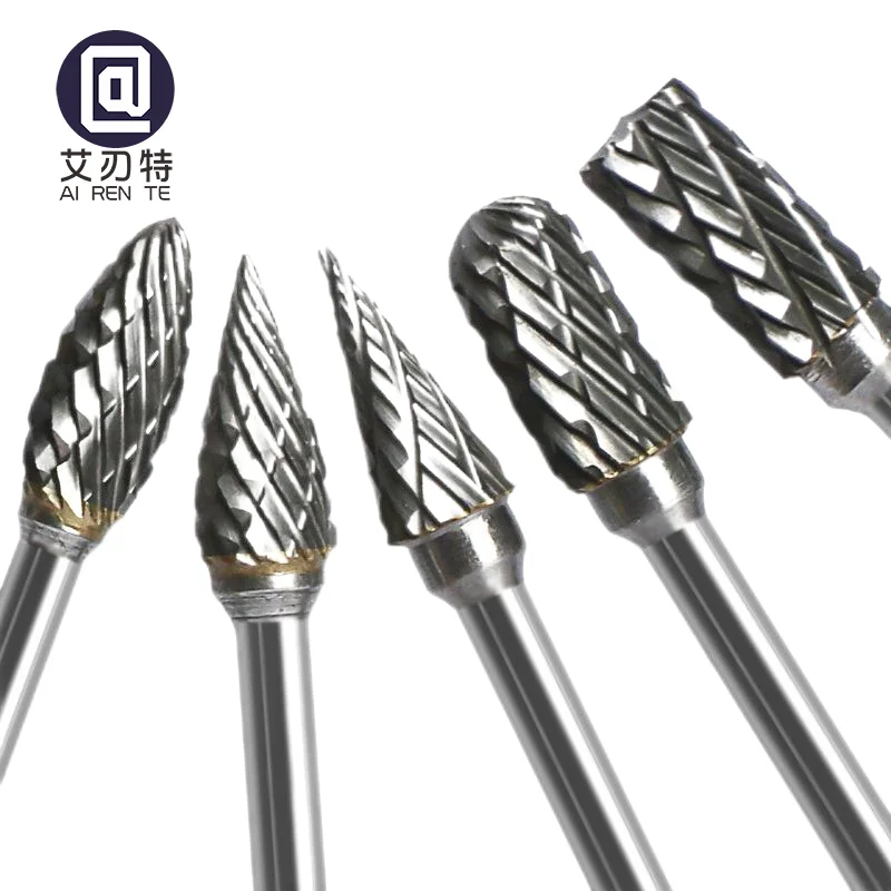 Tungsten Carbide Rotary Burr 10pcs/ box Long-Life Tool Parts for Metal Workpiece Grinding Power Tools