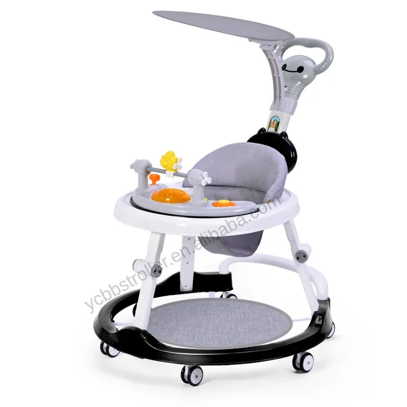 Multi Functional Anti Fall and Anti Rollover Walking Assistance for Male and Female Babies, Can Sit on a Handcart, Baby Walker