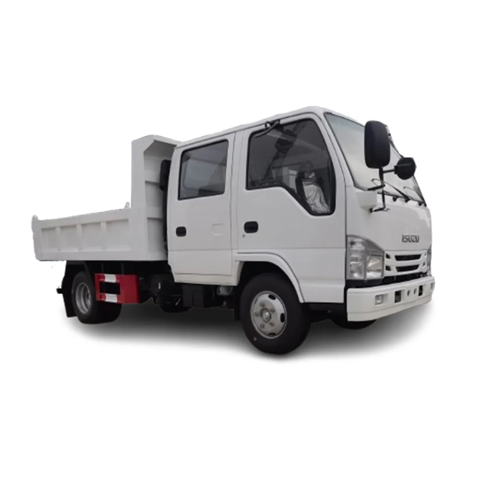 Заводская цена 4x2 типа загрузки 5 тонн ISUZU двойной кабины небольшой самосвал