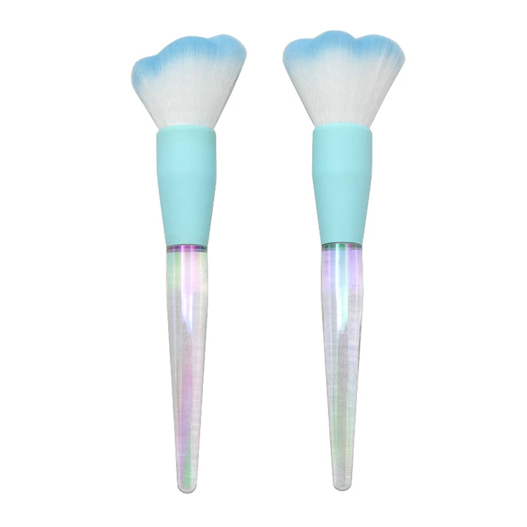 High Quality New Design Soft Brush Hot Sell Single Blue Cute Makeup Brush Custom Logo