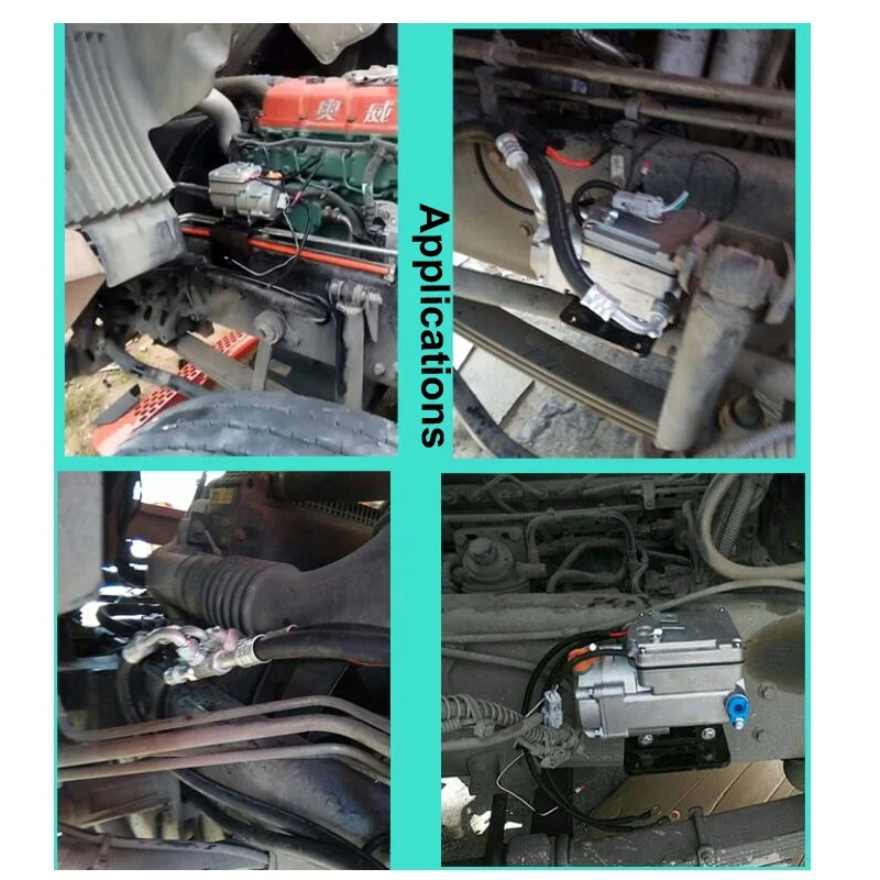 GOUKU 350V DC Inverter air conditioning compresor ac electrico scroll compressor for electric vehicle Air Conditioner