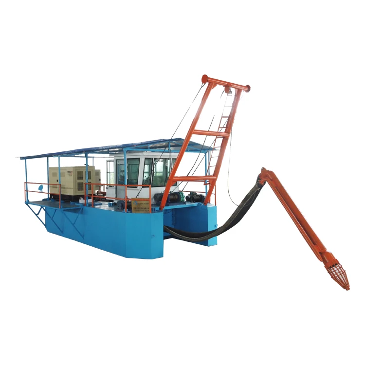 ocean cleaning boat small sand carrier sea sucker mini barge