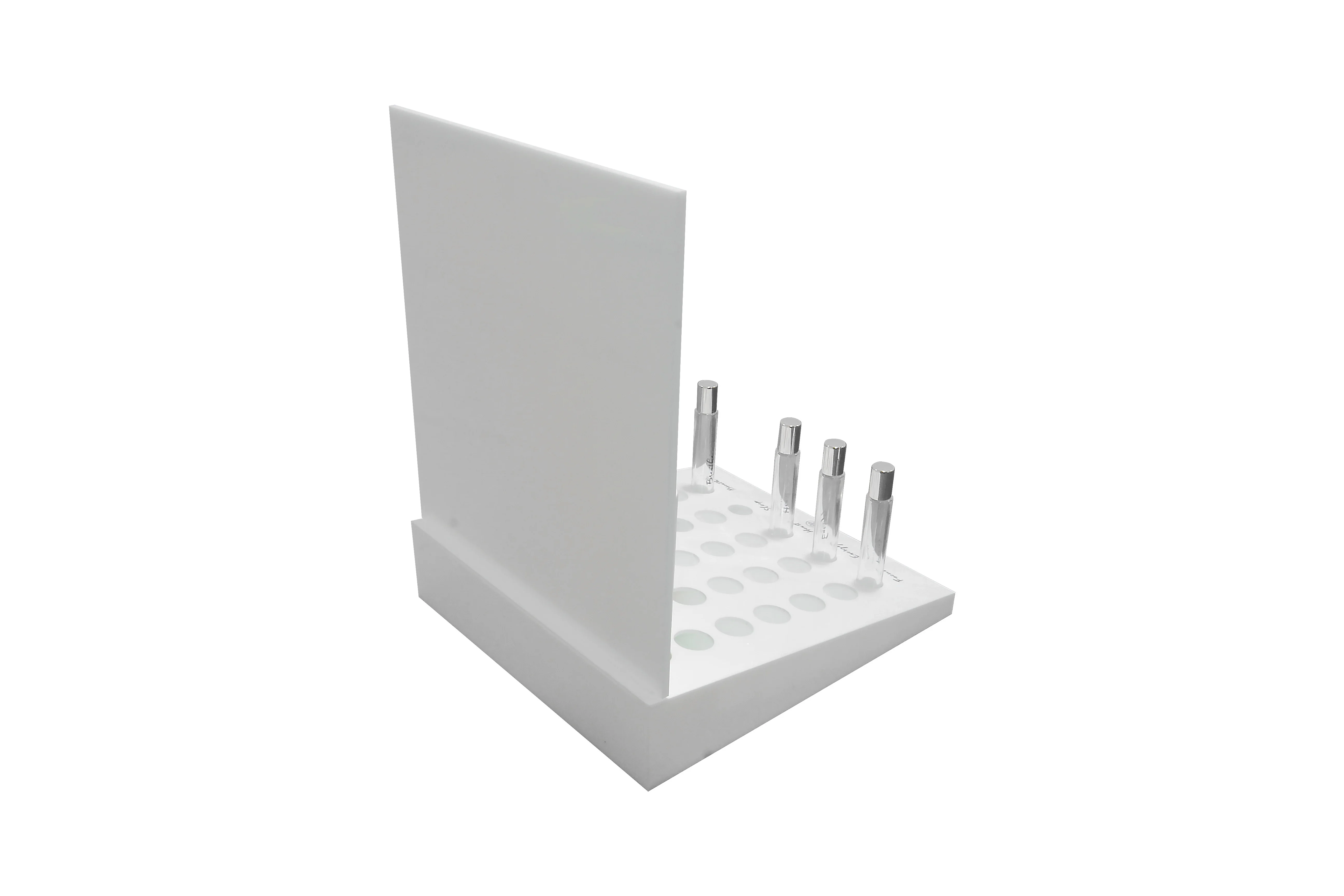 Customized Essential Oils Cologne Bottle Display Stand Perfume Organizer rack