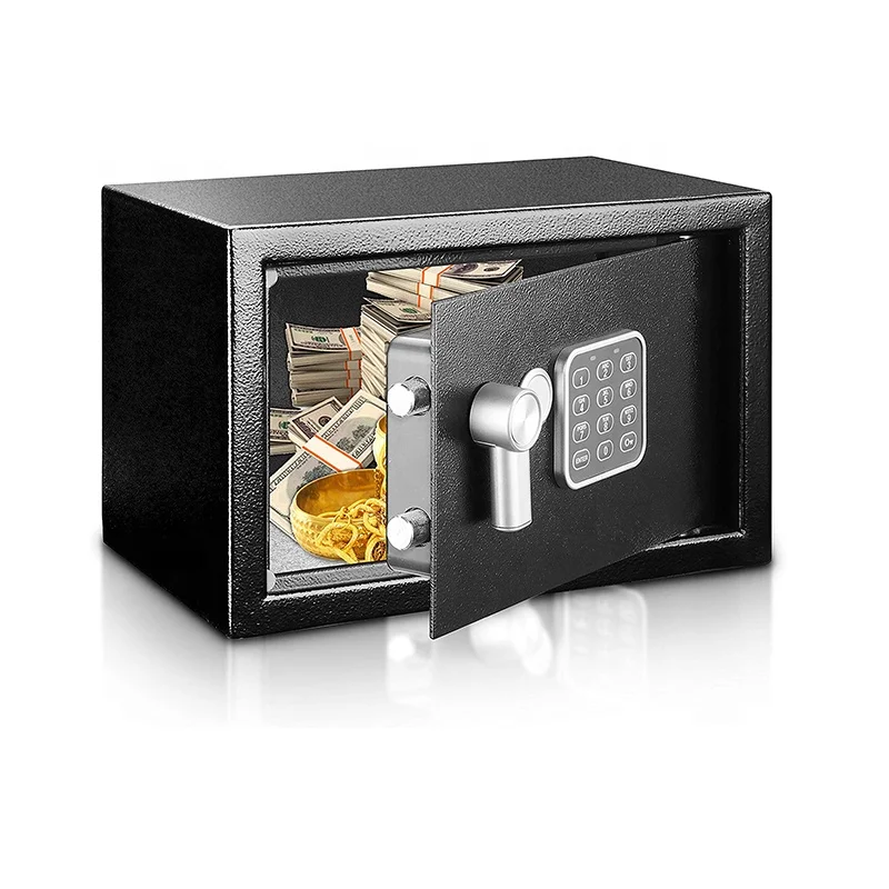 В комплект входят цифровые сейфы из стального сплава с ключами и коробочки для денег