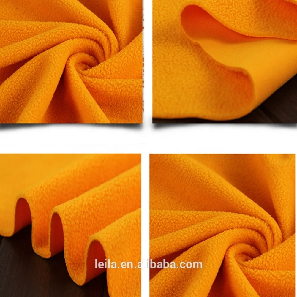 customized color high quality 100% polyester printed polar fleece fabric